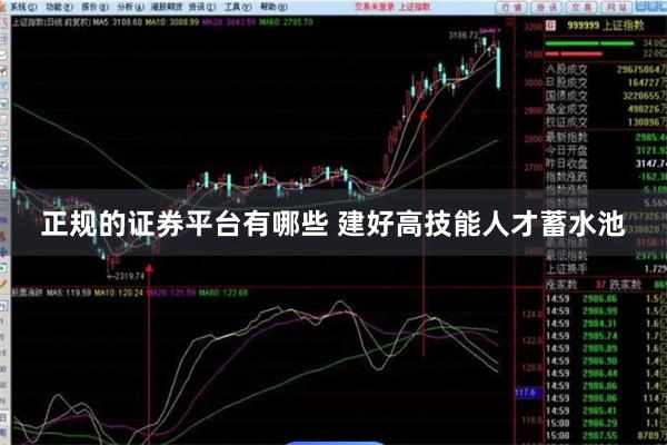 正规的证券平台有哪些 建好高技能人才蓄水池