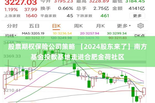 股票期权保险公司策略 【2024股东来了】南方基金投教基地走进合肥金荷社区