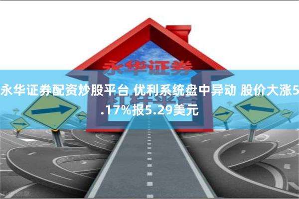 永华证券配资炒股平台 优利系统盘中异动 股价大涨5.17%报5.29美元