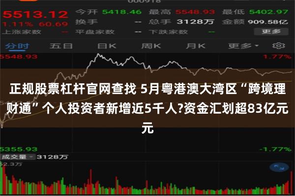 正规股票杠杆官网查找 5月粤港澳大湾区“跨境理财通”个人投资